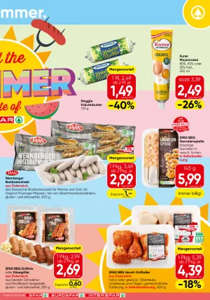Feel the Summer Taste of SPAR KW 28