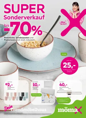 Mömax - Super Sonderverkauf bis -70%